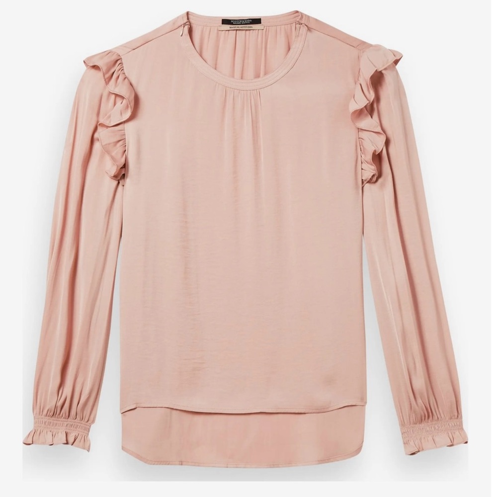 Scotch And Soda Blush Blouse Ruffles Maison Scotch - image 1